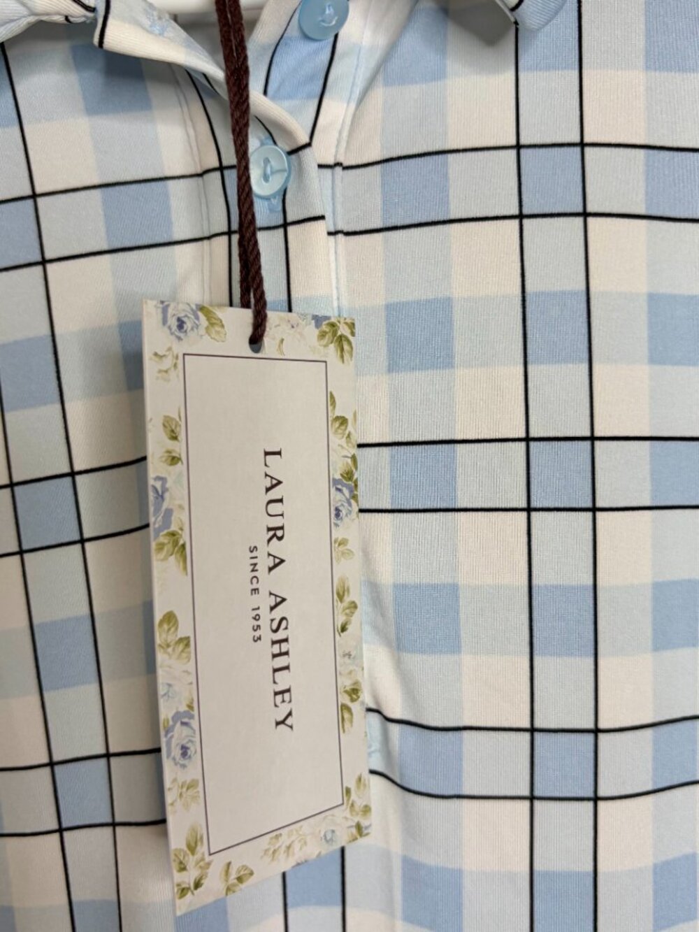 Laura Ashley Powder Blue Golf Tennis Dress, NWT, Size L - Picture 6 of 8